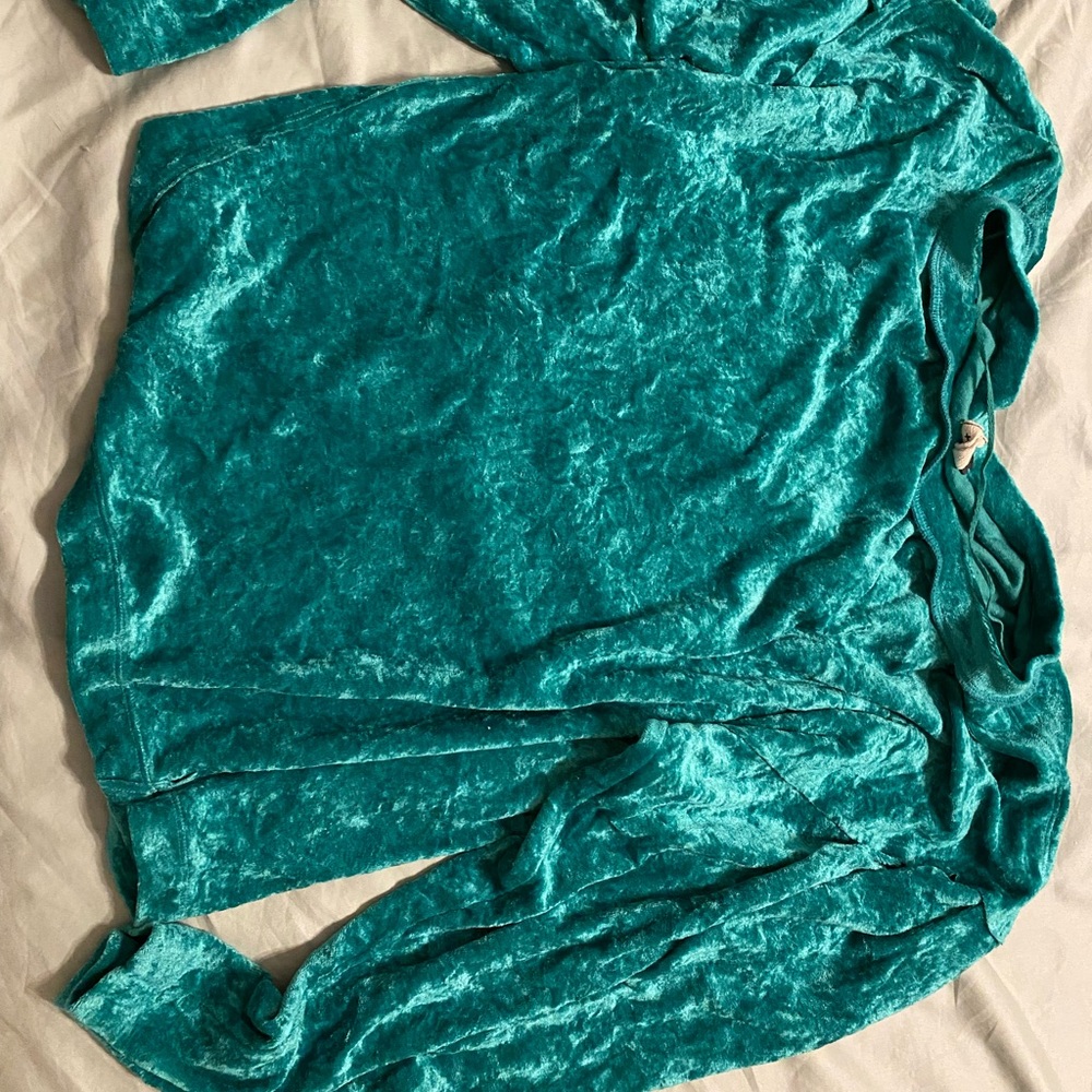 Free people velvet top